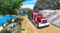 हेवी ड्यूटी 18 व्हीलर ट्रक ड्राइव - Offroad खेल Screen Shot 7