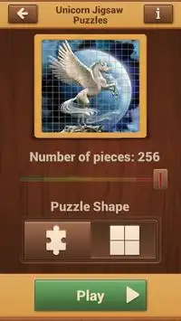 Jednorożce Puzzle Gry Screen Shot 3