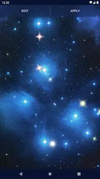 Night Sky Stars Live Wallpaper Screen Shot 3