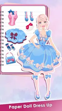 Paper Doll - Diary Dress Up Screen Shot 0