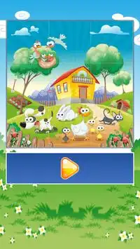 Animals Cartoon Puzzle Screen Shot 4