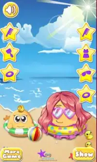 Pou Summer Break Screen Shot 0