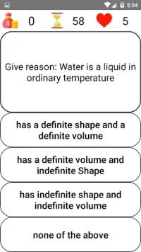 Let's Learn Science quiz 4th Primary Screen Shot 1