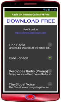 Radyo İngiltere İnternet Online FM Ücretsiz Screen Shot 0