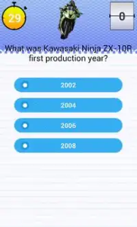 Quiz for Kawasaki ZX-10R Fans Screen Shot 2