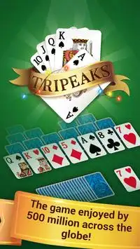 Solitaire TriPeaks - Best Card Games Carta Free Screen Shot 0