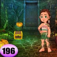 Cute Ancient Tribal Girl Rescue Game 196