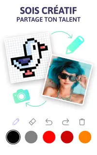 PixelBook: Pixel Art et colorier par numéros Screen Shot 12