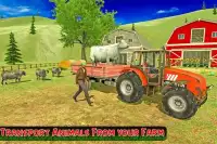 animales granja driver tractor Screen Shot 0