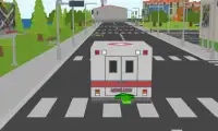 blocky emergency parking sim 2 Screen Shot 1