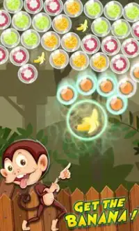 Fruit Bubble Shooter - MoKiGo Gets Banana Screen Shot 1