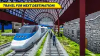 Train Simulator New 3D: Bullet Train Games Screen Shot 2