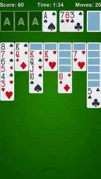 Klondike Solitaire kartları Screen Shot 2