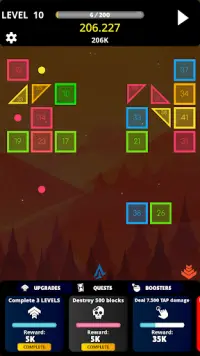 Brick Balls Breaker: shooter & clicker action Screen Shot 1