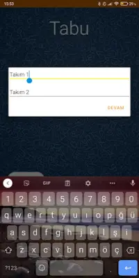 Tabu — Yasak Kelime Oyunu Screen Shot 1