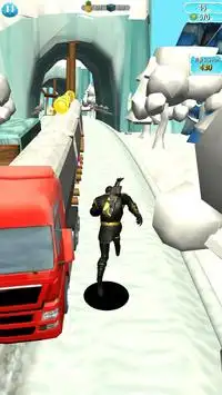 Subway Ninja Run Surf  - Escape The Snow Temple Screen Shot 4