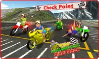 Kids MotorBike Rider Race 3D Screen Shot 3