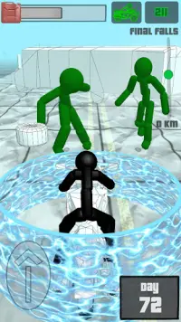 Stickman Zombie: Motorcycle Ra Screen Shot 7