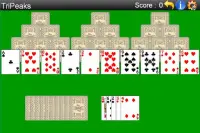 Tri-Peaks Solitaire Screen Shot 0