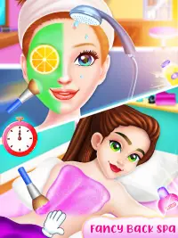 Spa day makeover -  game for girls Screen Shot 0
