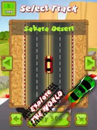 Mad Car Drive 2D: Crazy Driver Screen Shot 17