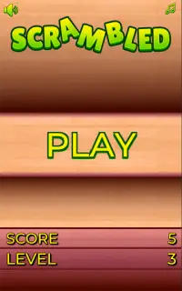Scramble Words Game Kids offline Screen Shot 0