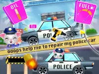 Kitty Cat Police Fun Care & Thief Arrest Game Screen Shot 1