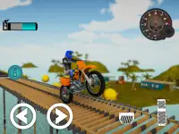 Moto BMX Permainan-lagak ngeri Screen Shot 4