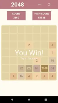 2048 Screen Shot 2