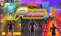 Subway Avengers : Spider-man Run Screen Shot 3