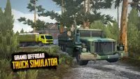 US offroad cargo truck simulator : Mud Driving 3D Screen Shot 3