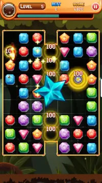 New Jewel Blast Match Game (free puzzle games) Screen Shot 2