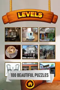 Cafe Jigsaw Puzzle Game Screen Shot 1