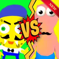 Sponge vs Patrick: Stickman Fight Screen Shot 0