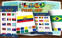 Flags of the World Pixel Art - Color by Number Screen Shot 0