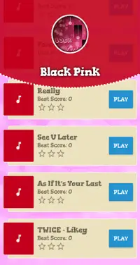 Black Pink Piano Game Screen Shot 1