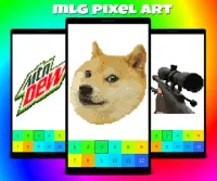 MLG Memes Color By Number MLG Pixel Art Screen Shot 2