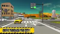 Città Auto Guida Scuola 3D Screen Shot 6