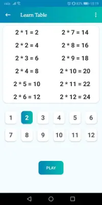 Math Game ! Multiplication table. Learn and Play! Screen Shot 3