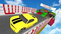 Racing Cars Extreme Stunt Drive Master Screen Shot 1