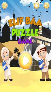 Alif Ba Puzzle Game For Kids Screen Shot 1