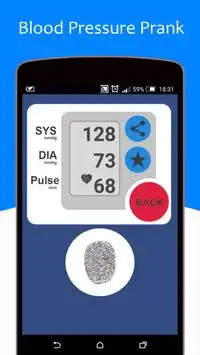قياس ضغط الدم بالبصمة Prank Screen Shot 0