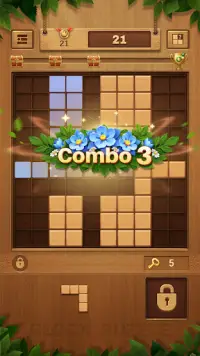 Wood Block Puzzle - Block Game Screen Shot 2
