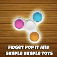 Pop it fidget toy and simple dimple 3D Screen Shot 2