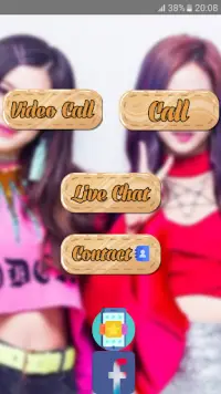 Blackpink Call You : Kpop Video Call & Chat Prank Screen Shot 1
