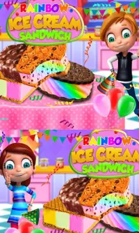 Tatlı Dondurmalı Sandviç Yapma Oyunu Screen Shot 3