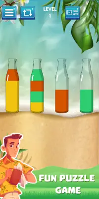 Puzzle de tri d'eau couleur Screen Shot 0