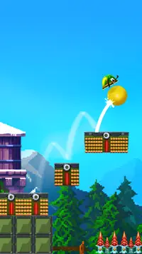 Helmetball Run - jump platform action Screen Shot 0