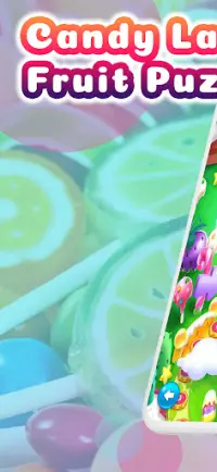 Candy Land Fruit Puzzle Screen Shot 0