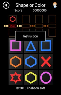 Shape or Color Screen Shot 0